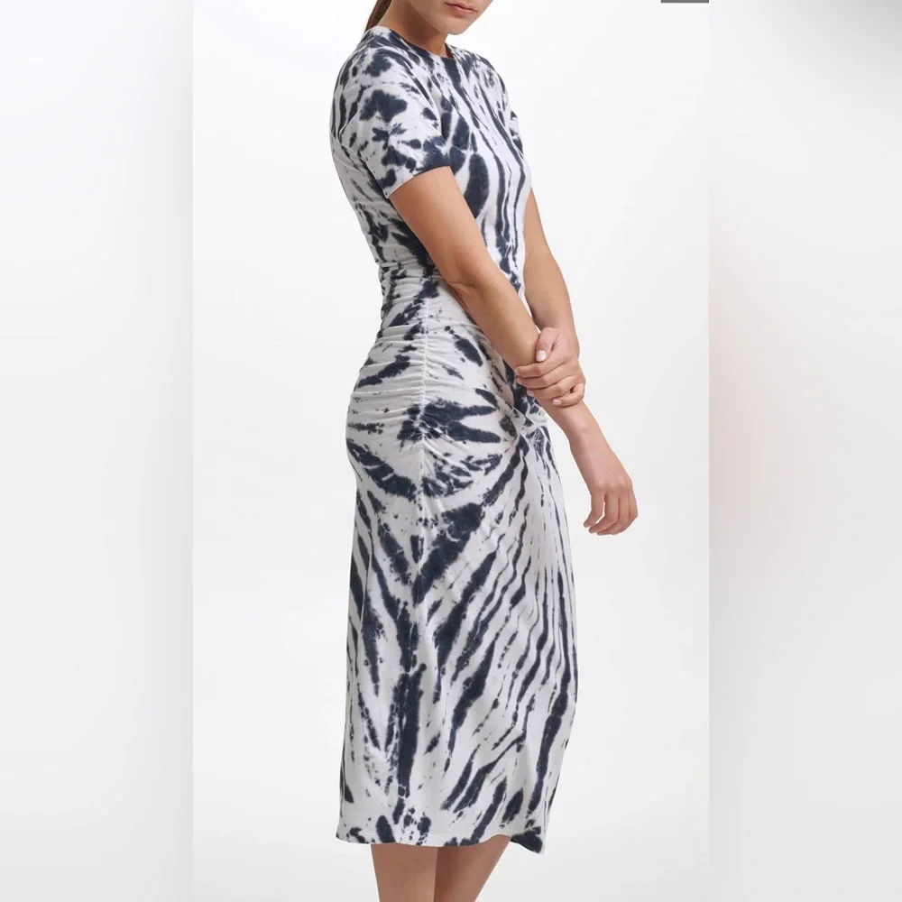 (244)NWT DKNY Sport - Ruched Dress - Small - Picture 2 of 4
